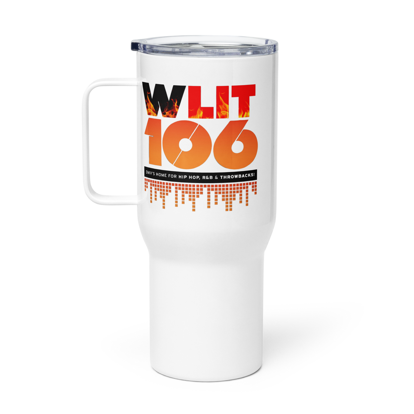 WLIT 106 25 oz Travel Mug with a Handle