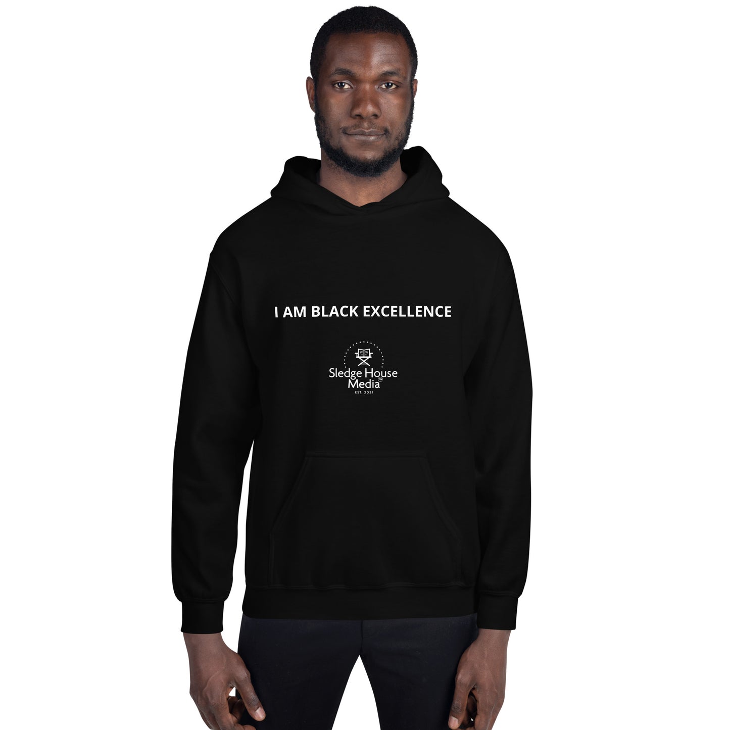Je suis Black Excellence Sweat à capuche unisexe