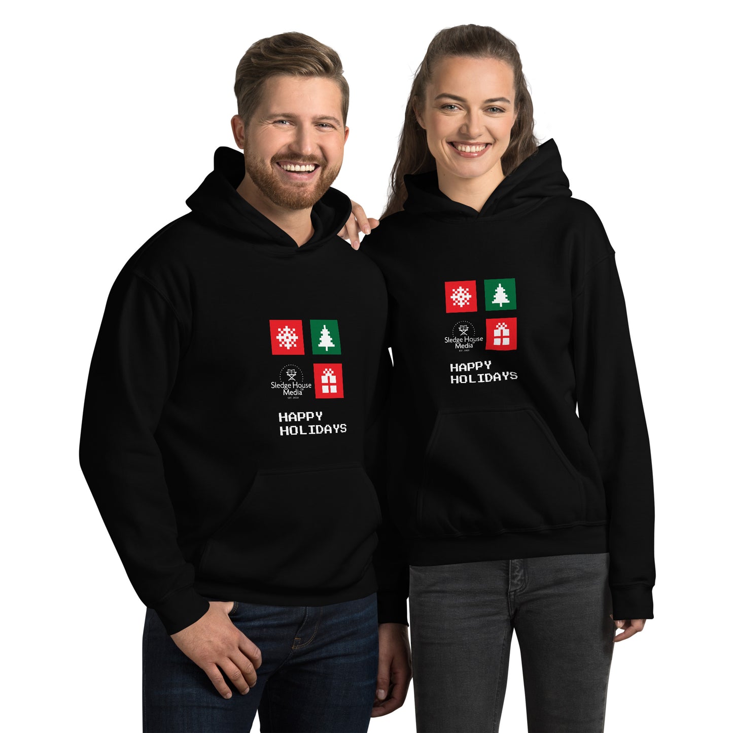 Sledge House Media Happy Holidays Unisex Hoodie