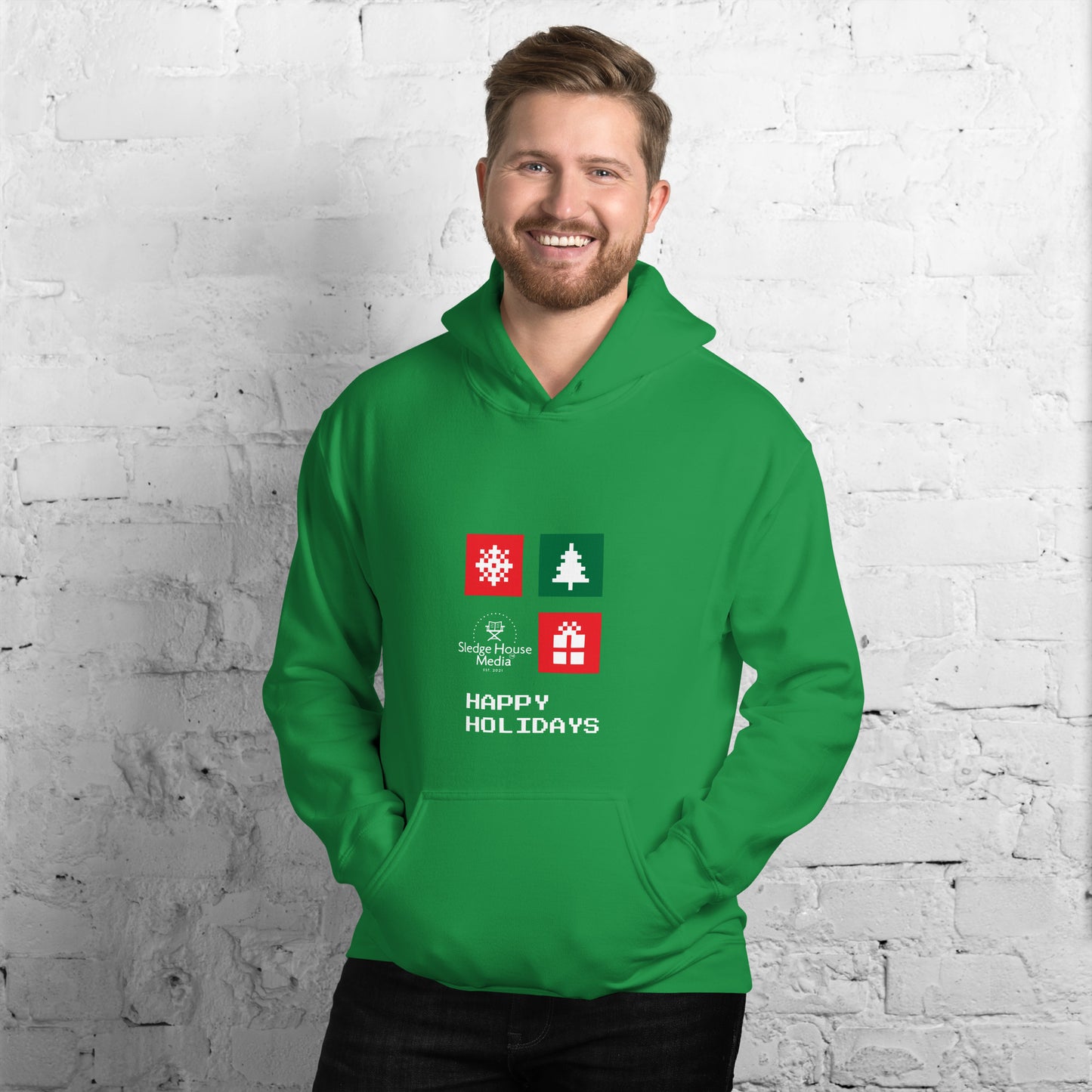 Sledge House Media Happy Holidays Unisex Hoodie
