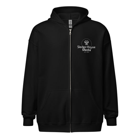 "The OG" Sledge House Media Cozy Zip Unisex Hoodie
