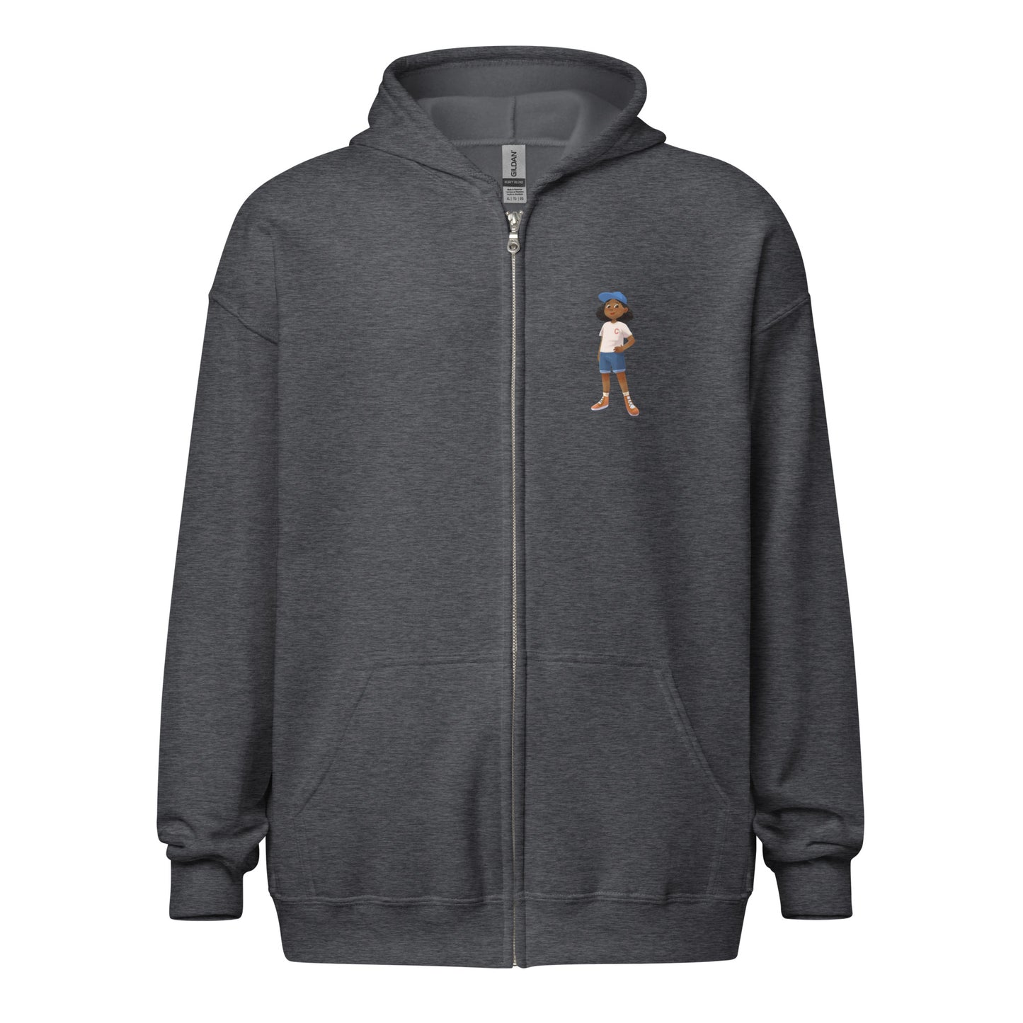 A Day at Shea Adult Unisex Zip Graphic Hoodie