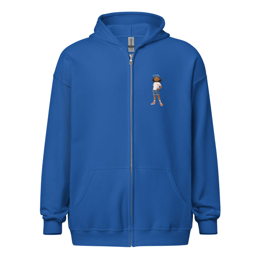A Day at Shea Adult Unisex Zip Graphic Hoodie