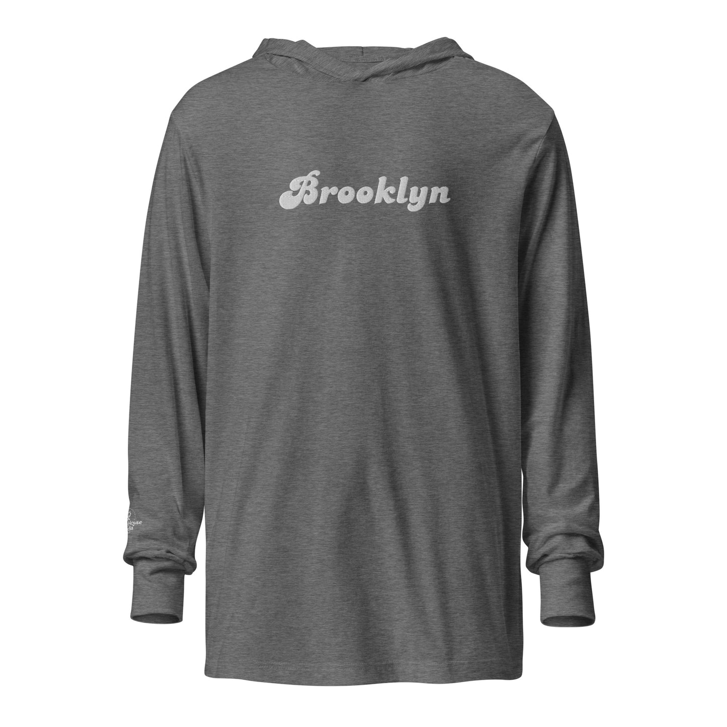 Brooklyn Brodé Sweat à capuche unisexe à manches longues
