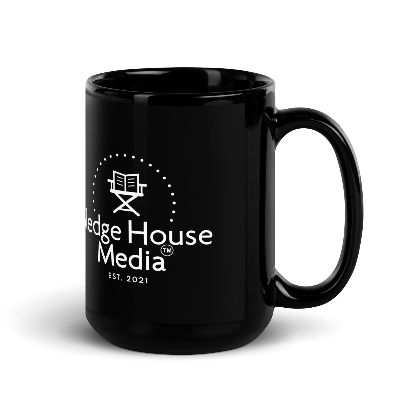 Taza negra brillante Sledge House Media