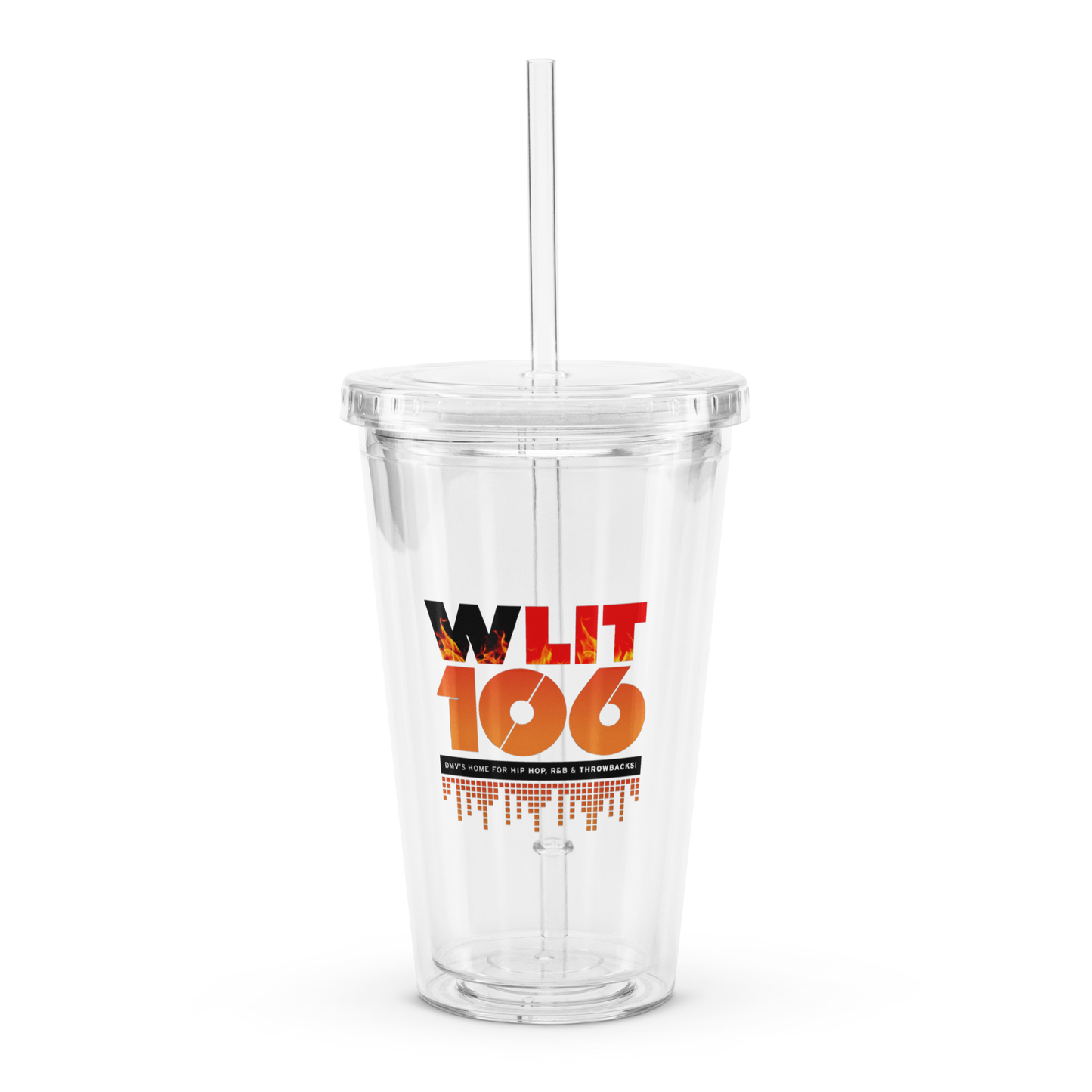 WLIT 106 Clear Plastic Tumbler