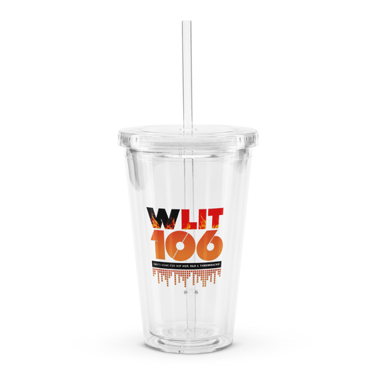 WLIT 106 Clear Plastic Tumbler