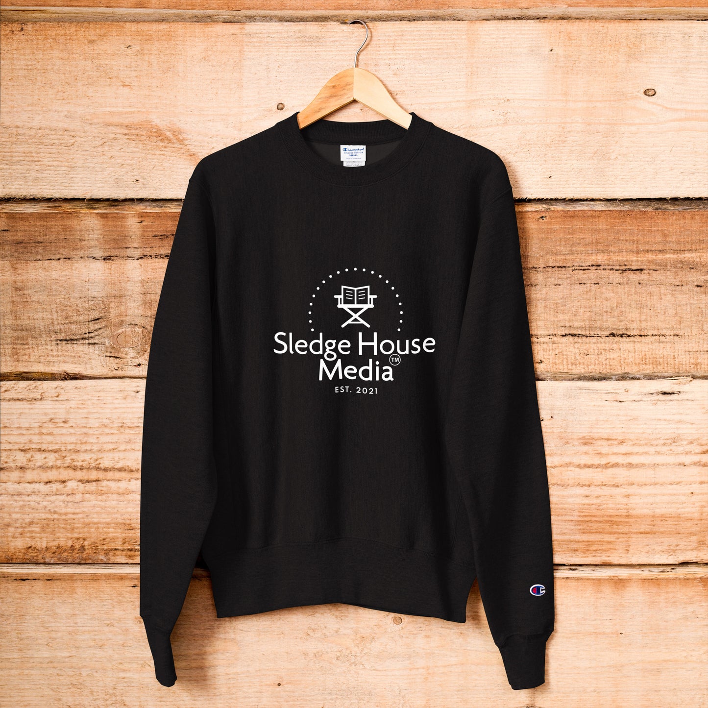 Sledge House Media x Champion Premium Unisex Sweatshirt