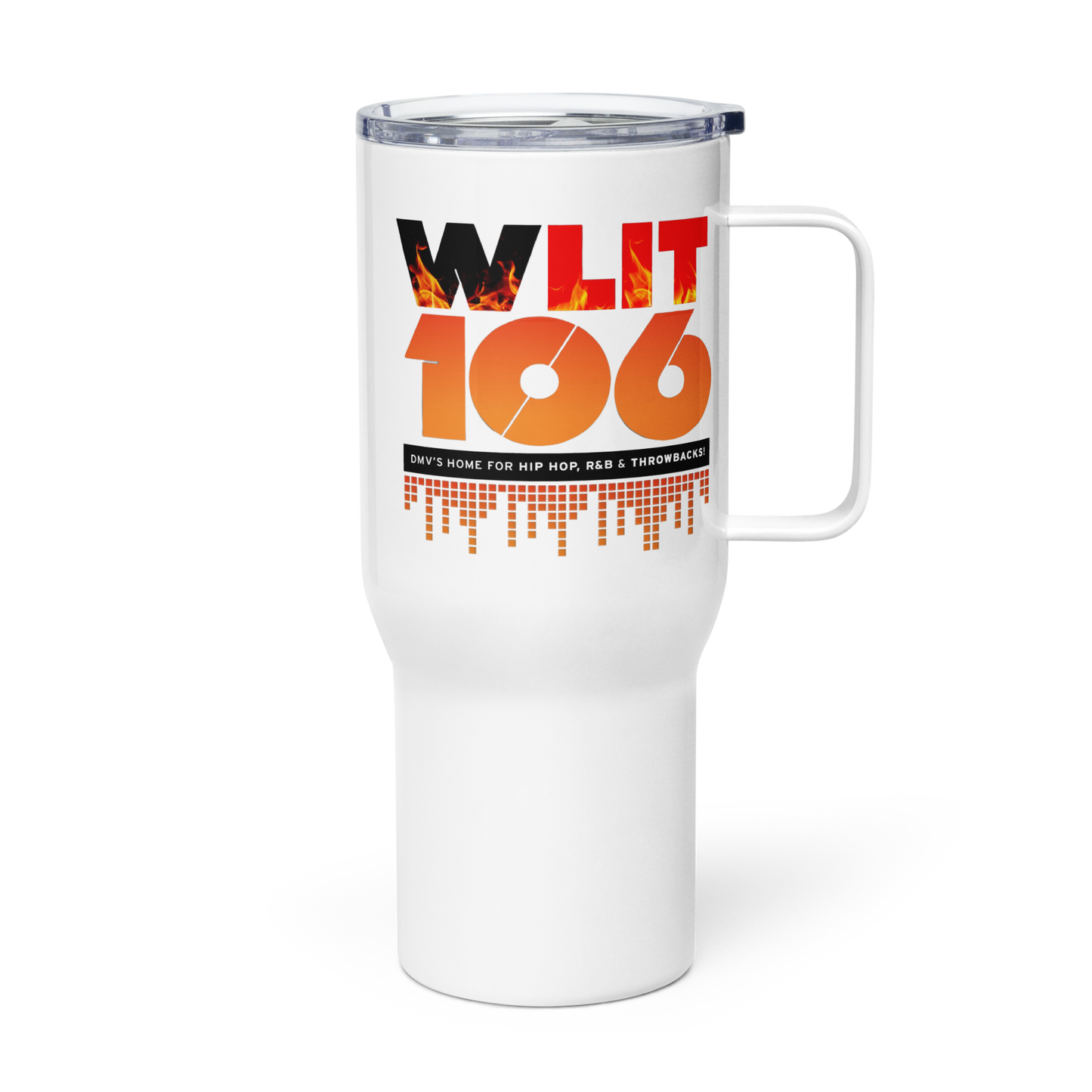 WLIT 106 25 oz Travel Mug with a Handle
