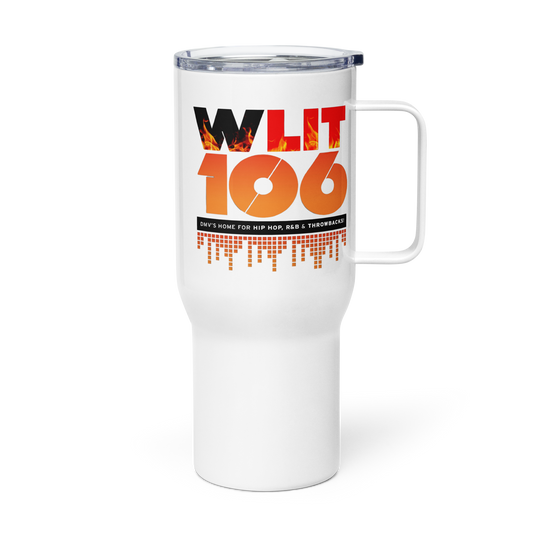 WLIT 106 25 oz Travel Mug with a Handle