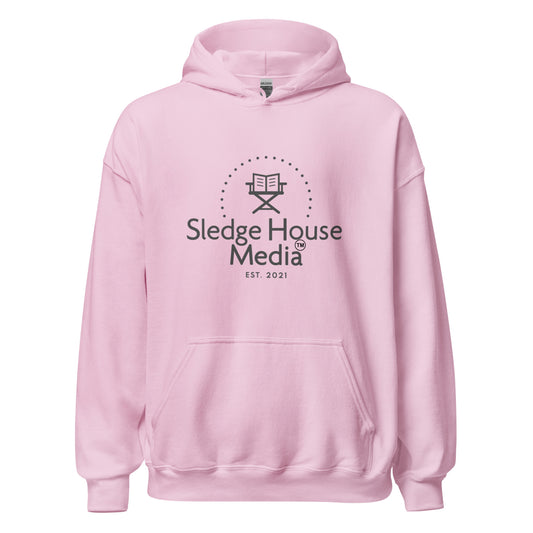 "The OG" Sledge House Media Every Day White or Pink Cozy Unisex Hoodie