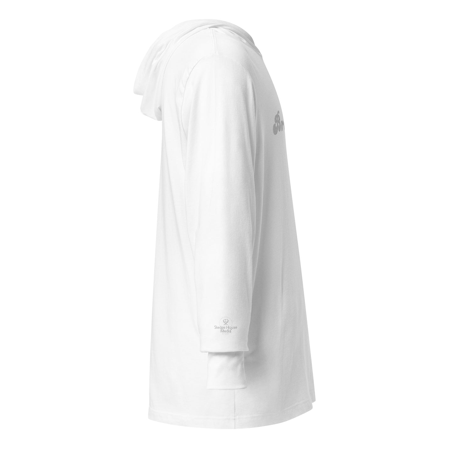 Camiseta unisex de manga larga con capucha bordada de Brooklyn